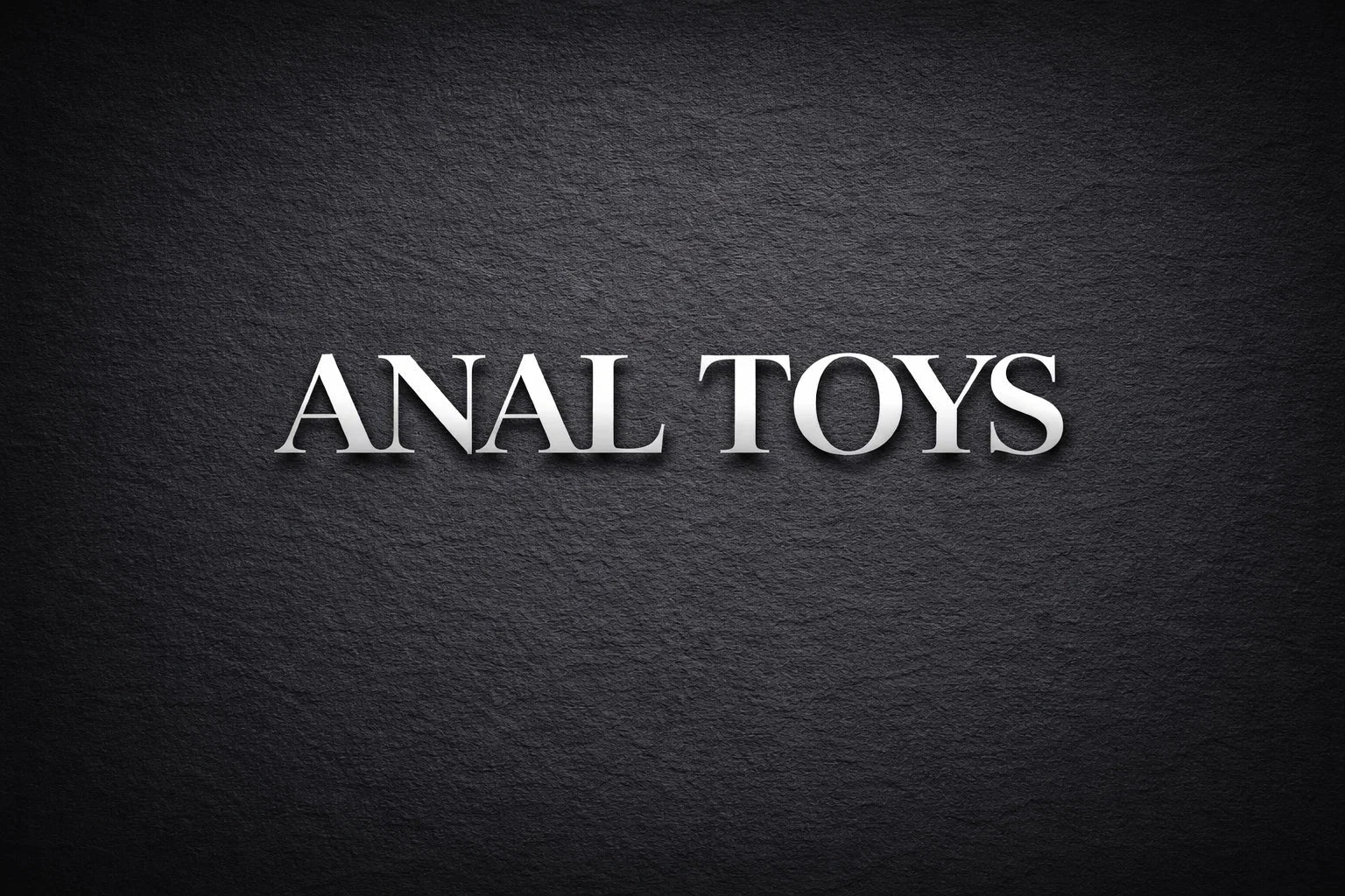 All Anal Toys