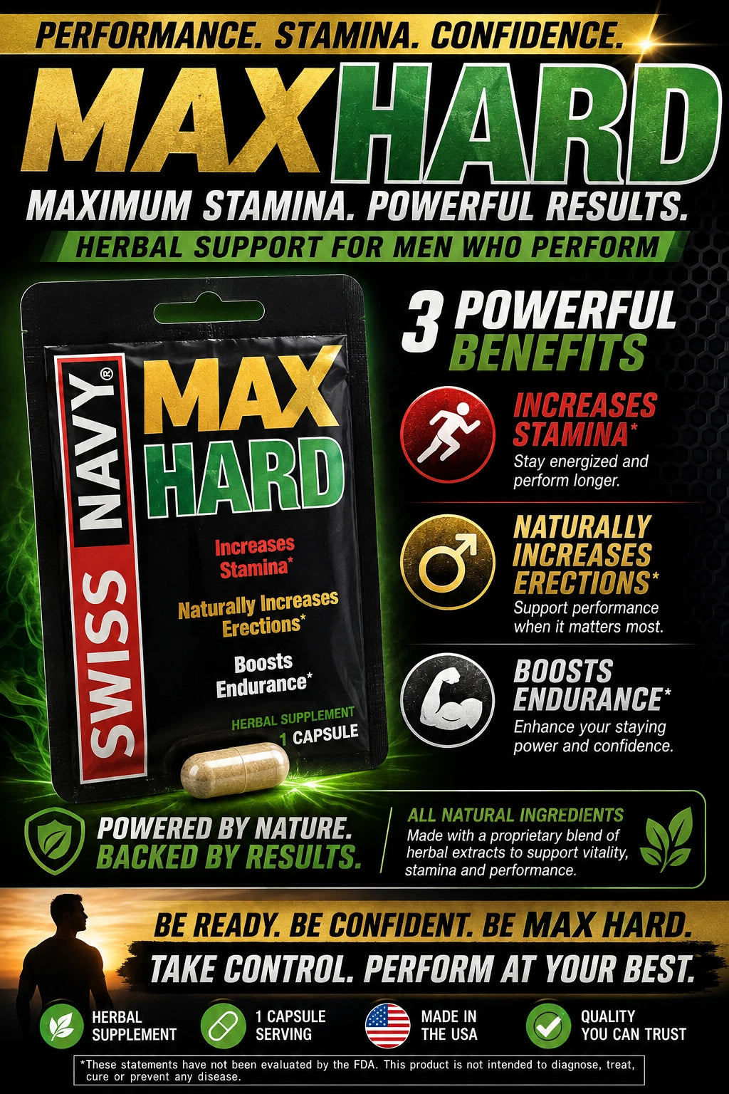 MAX HARD by Swiss Navy 1 Capsule