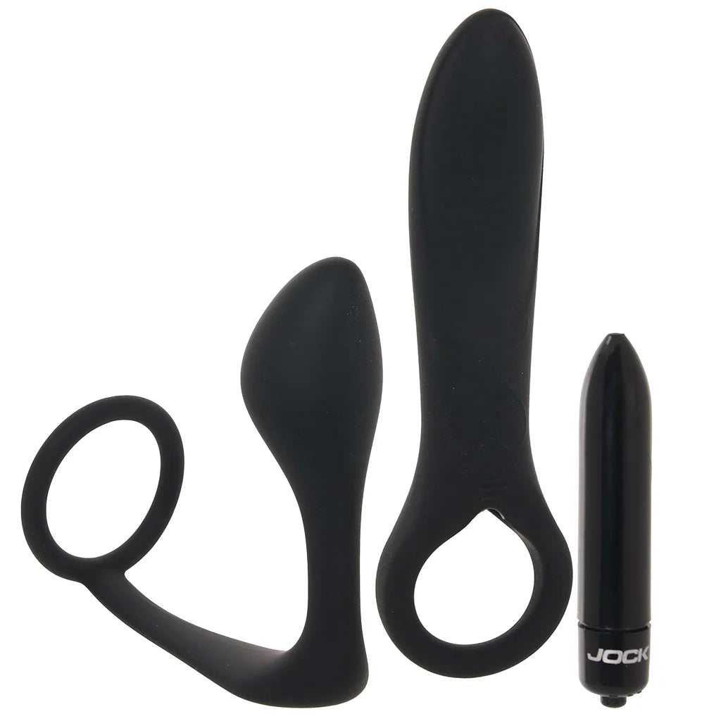 Jock Silicone Vibrating P-Spotter Set