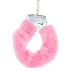 Playful Furry Cuffs with Keys in Pink