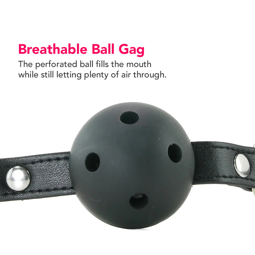 Ouch! Ball Gag in Black
