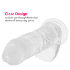 Naturally Yours 6 Inch Crystalline Dildo in Clear