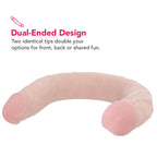 Dr. Skin+ 16.5 Inch Posable Silicone Double Dildo