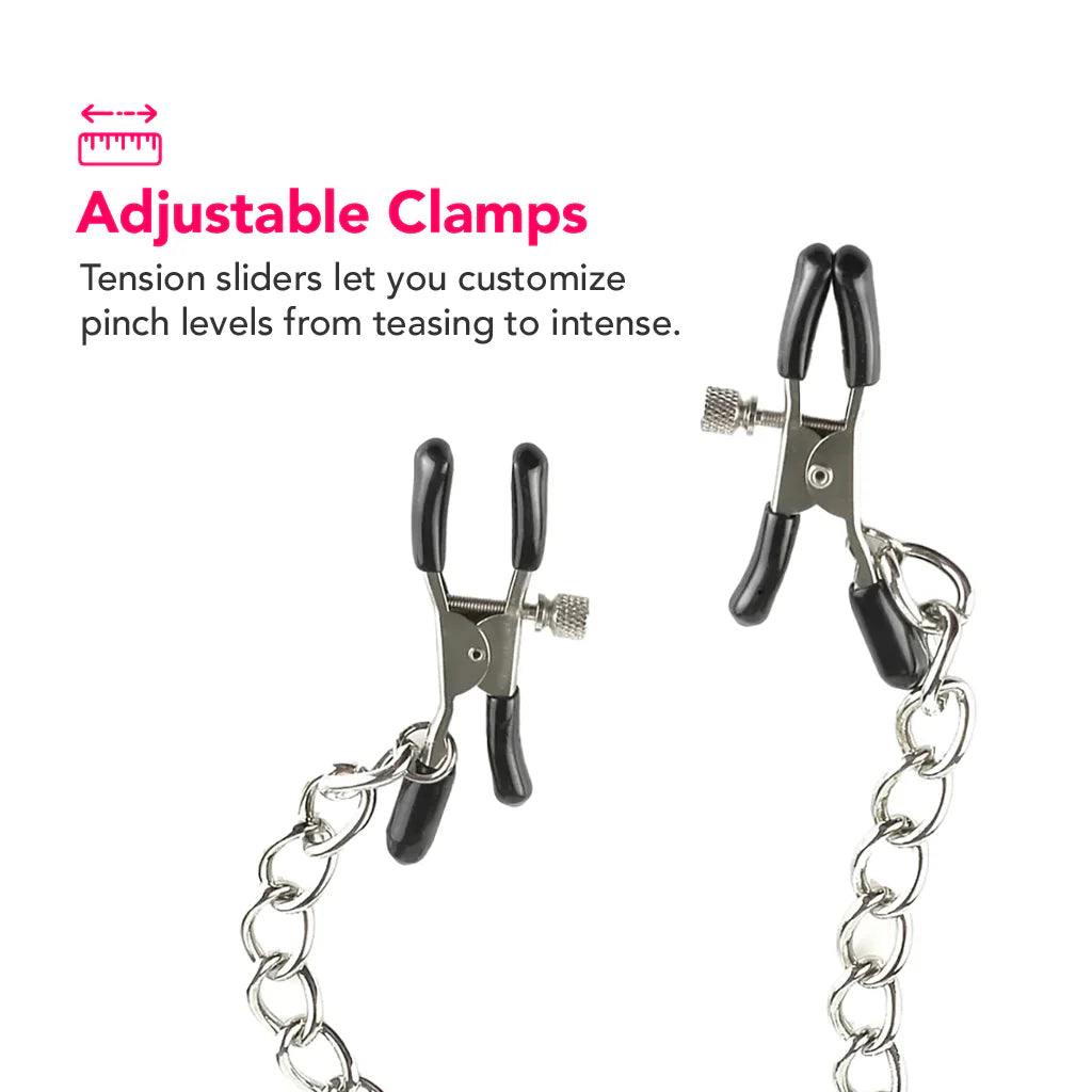 Fetish Fantasy Ltd O-Ring Gag & Nipple Clamps
