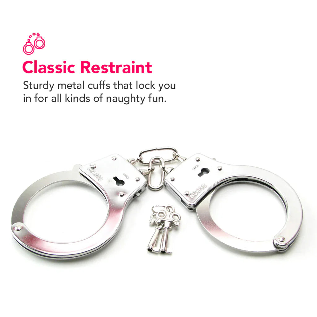 Fetish Fantasy Beginner's Metal Cuffs