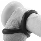 Ultra-Soft Crazy 8 Cock Ring in Black