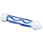 gläs 6.5 Inch Full Tip Textured Glass Dildo