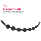 Anal Adventures Platinum Silicone Anal Beads