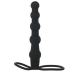 Silicone Beaded Double Rider in Black