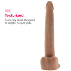 Size Queen 12 Inch Dildo in Brown