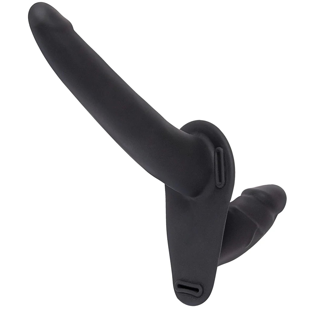Lux Fetish Silicone Strap-On with Double Dildo