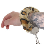 Temptasia Beginner Fuzzy Cuffs in Leopard
