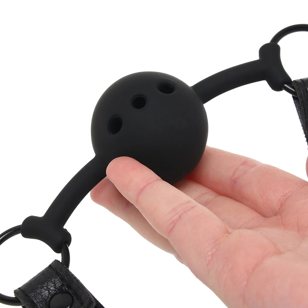 Nocturnal Collection Eye Mask & Breathable Ball Gag Set