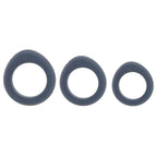 TriOOO Silicone Cock Ring Set