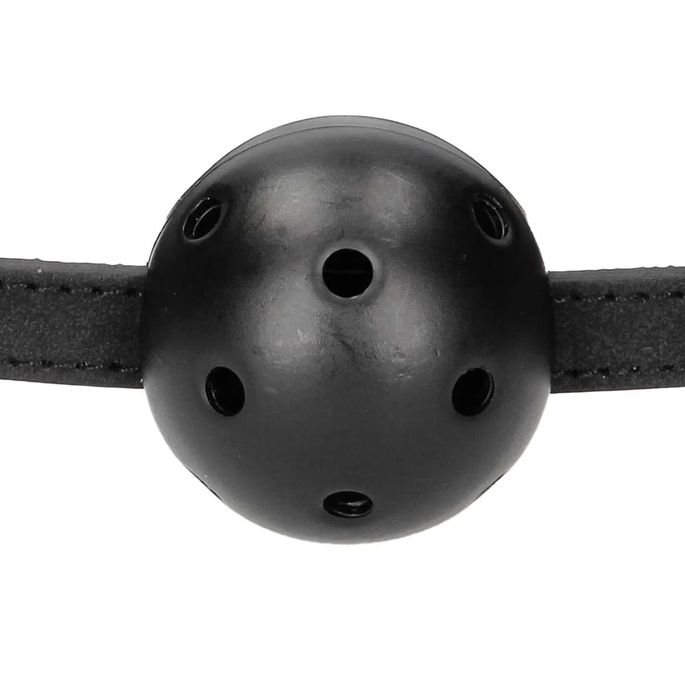 Ouch! Breathable Ball Gag with Diamond Studded Straps