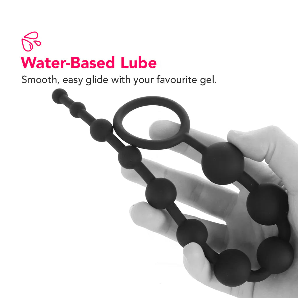 Anal Adventures Platinum Silicone Anal Beads