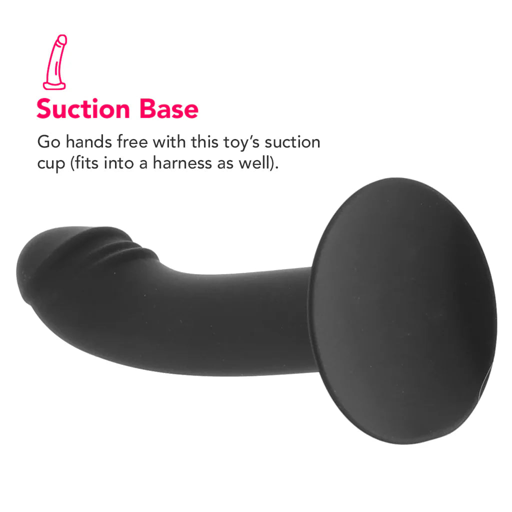Silicone Curved Anal Stud Probe