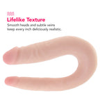 Dr. Skin Mini 12 Inch Double Dildo in Vanilla