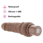 Power Stud Rechargeable Curvy Vibe in Brown