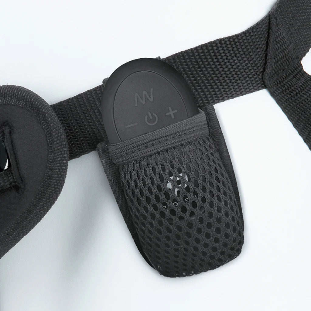 Pegasus Realistic 6.5 Inch Vibrating Strap-On in Light