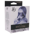 Nocturnal Collection Eye Mask & Breathable Ball Gag Set