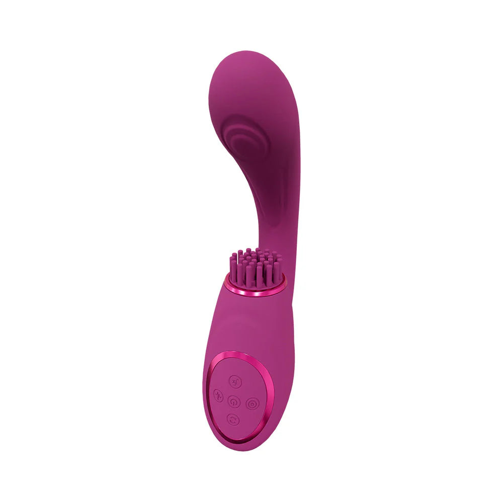 Vive GEN Rechargeable Silicone Triple Motor G-Spot Vibrator, Pink