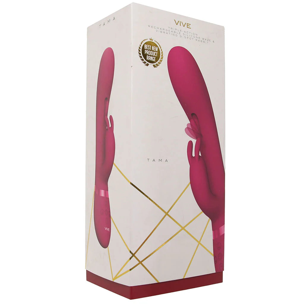 Vive Tama Triple Action G-Rabbit Vibe in Pink