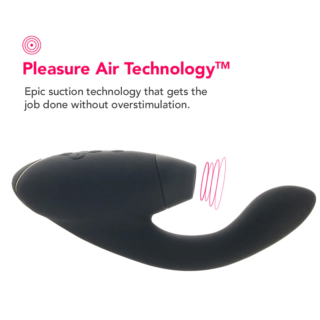 Womanizer Duo 2 Clitoral & G-Spot Stimulator in Black