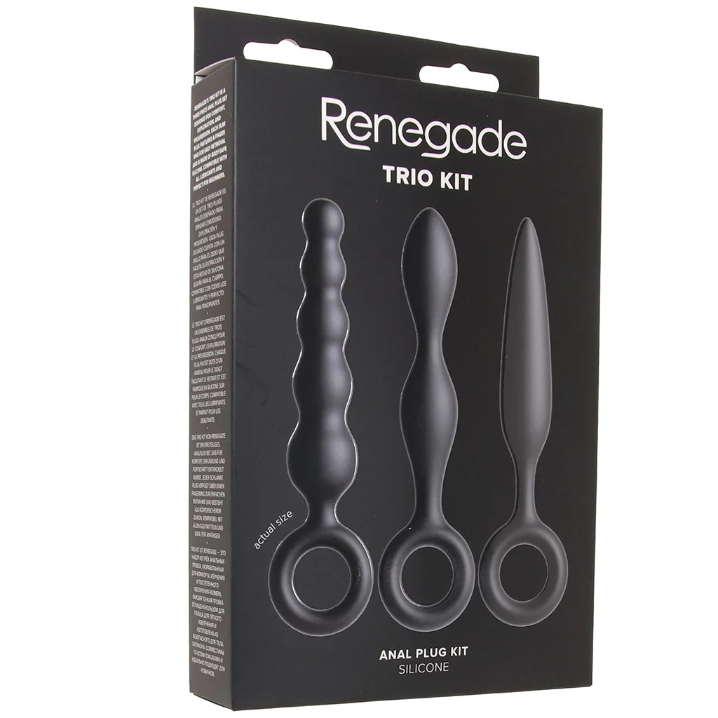 Renegade Trio 3 Piece Butt Plug Set