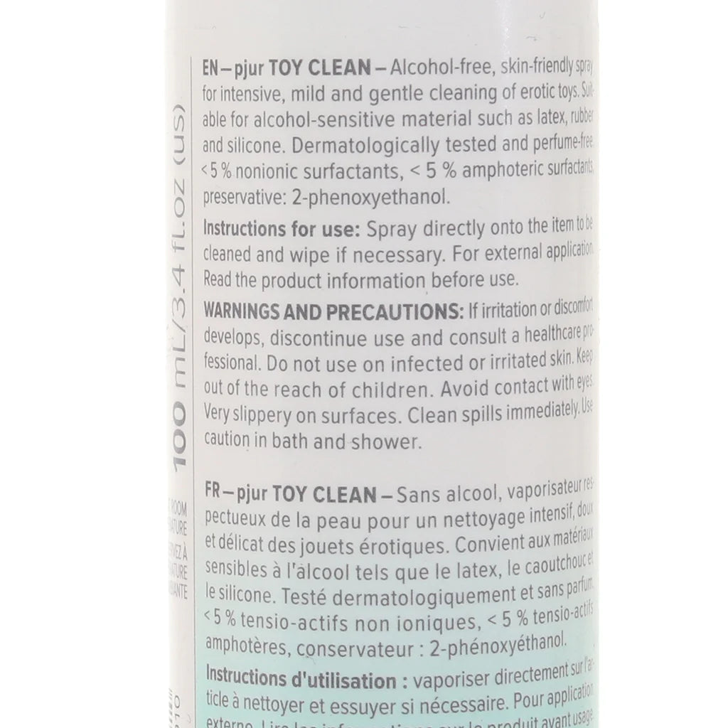 Toy Clean Intense Cleaning Spray in 3.4oz/100ml