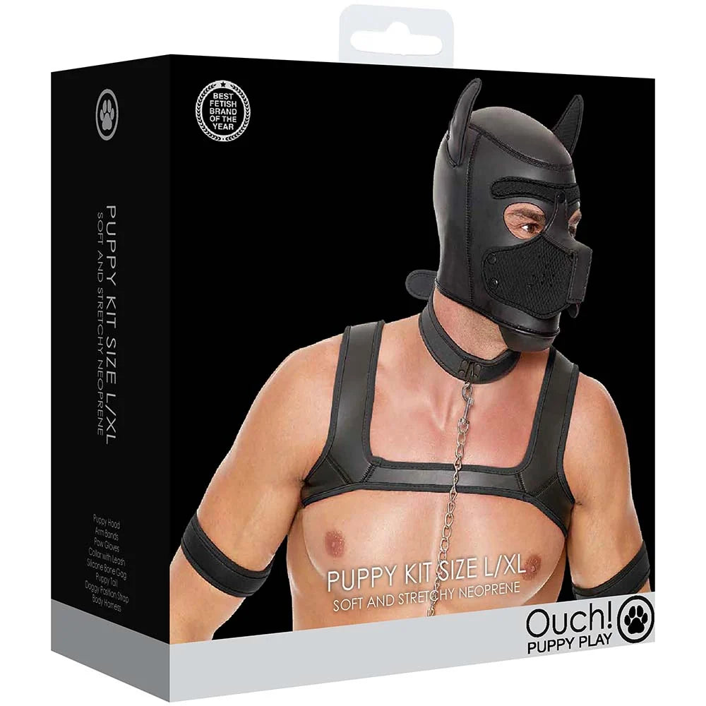 Ouch! Puppy Bondage Kit in L/XL