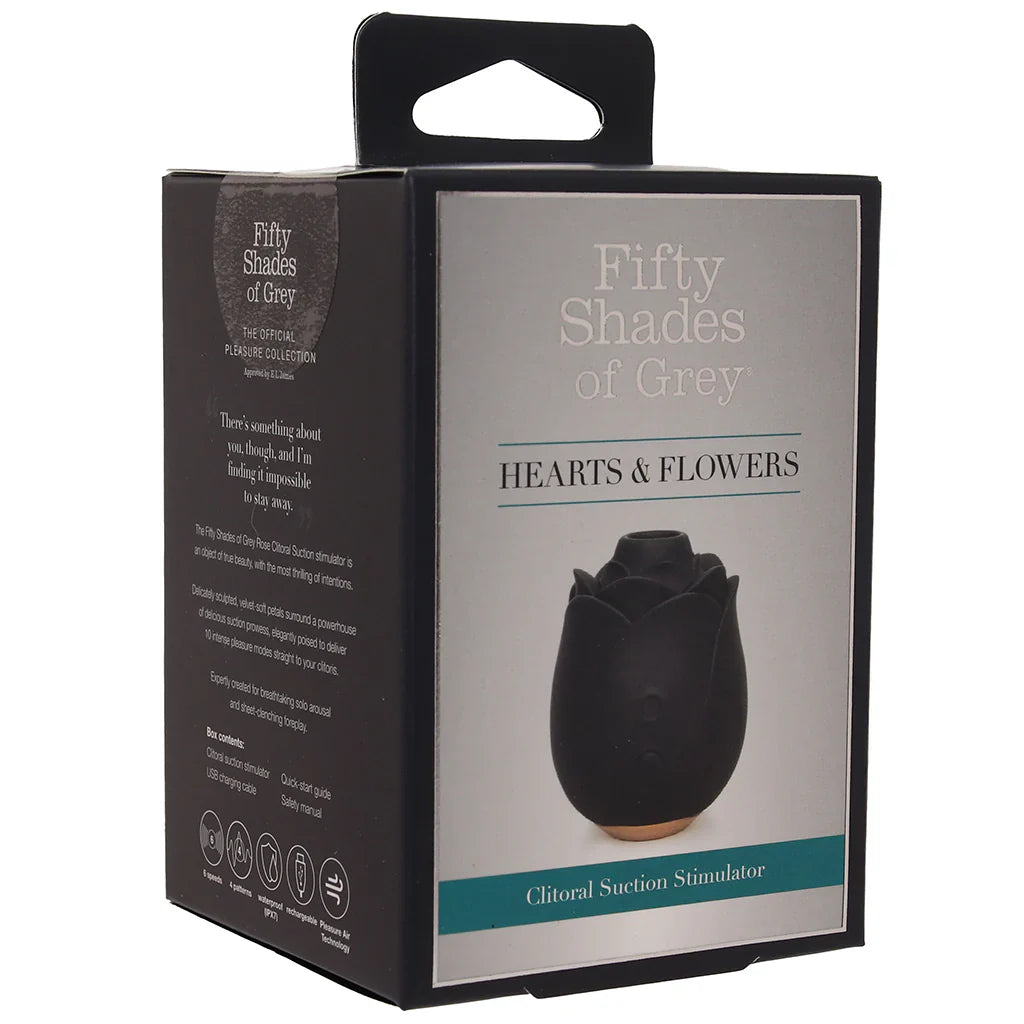 Fifty Shades Of Grey Hearts & Flowers Rose Vibe