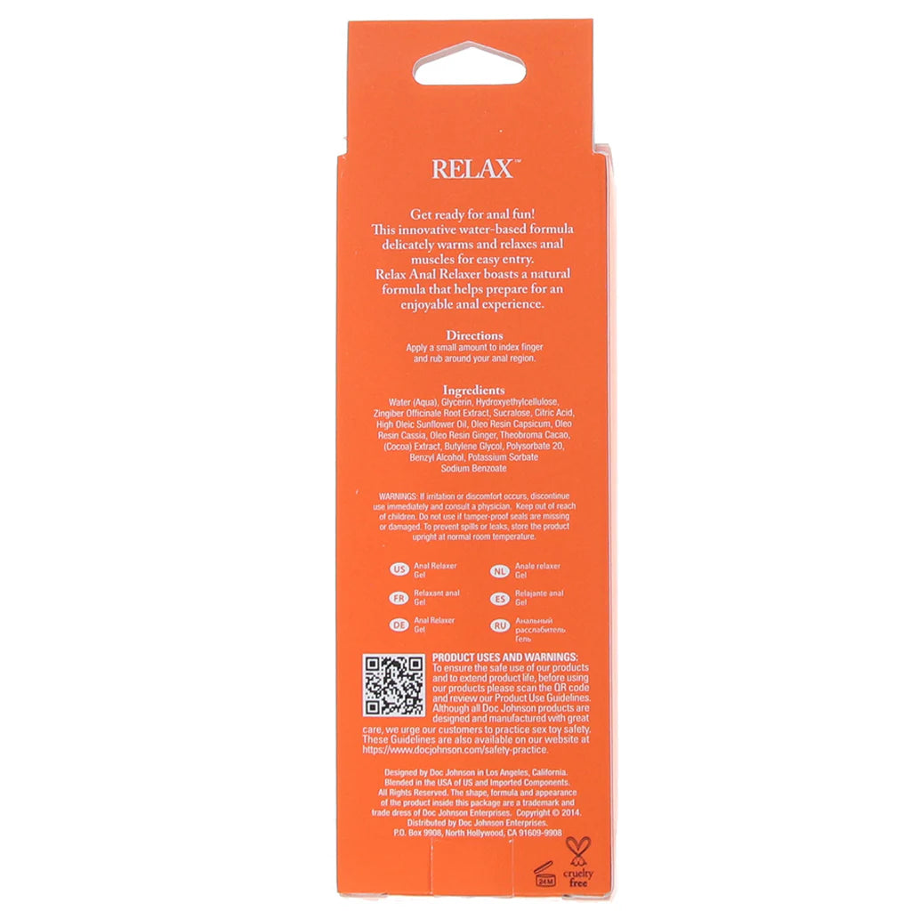 Relax Anal Relaxer in 2oz56g